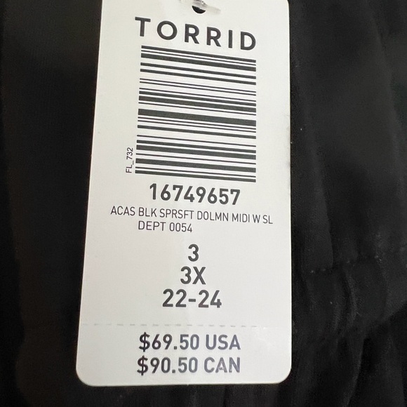 Torrid Super Soft Knit Dress Size 3 NWT - Picture 8 of 8